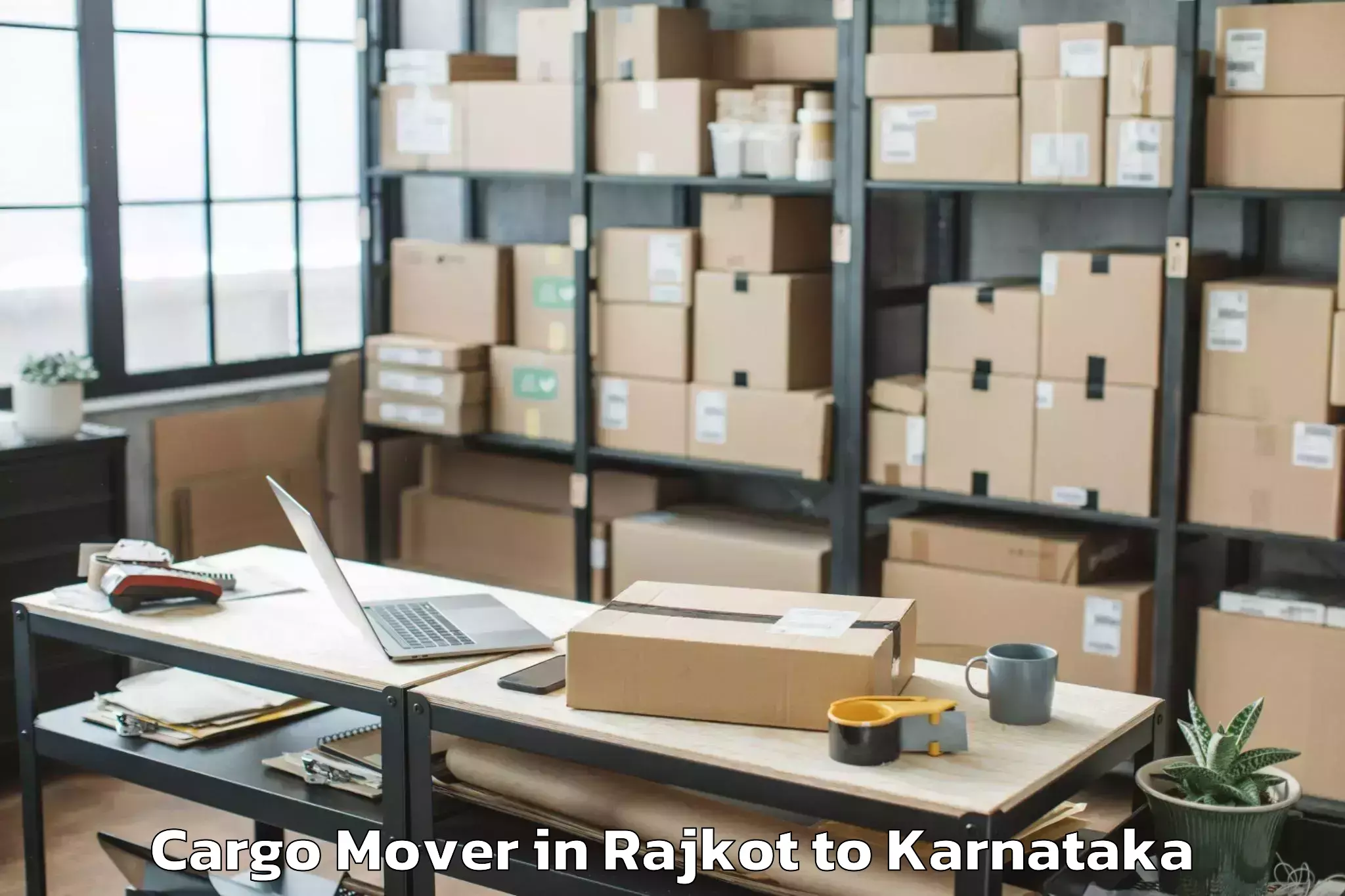 Top Rajkot to Sadalgi Cargo Mover Available